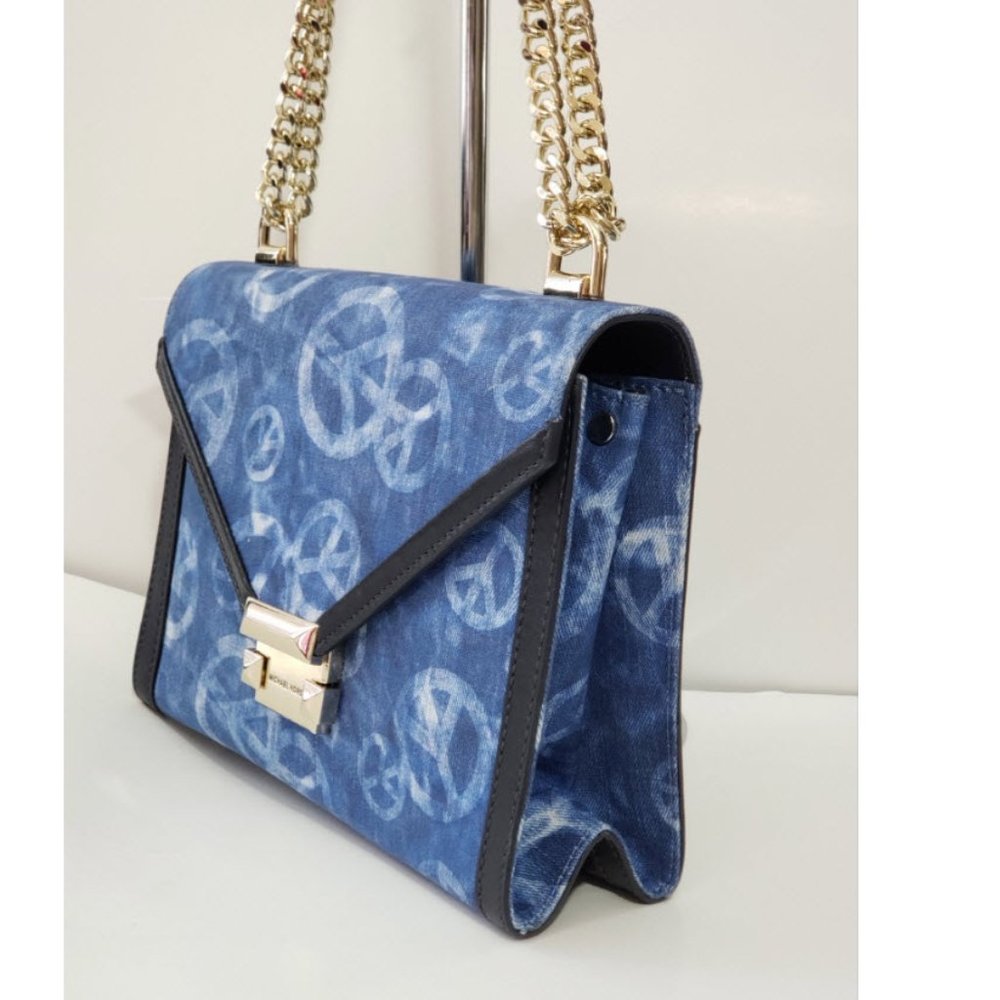 Michael Kors Whitney Large Peace Tie-dye shoulder bag crossbody - Picture 6 of 11